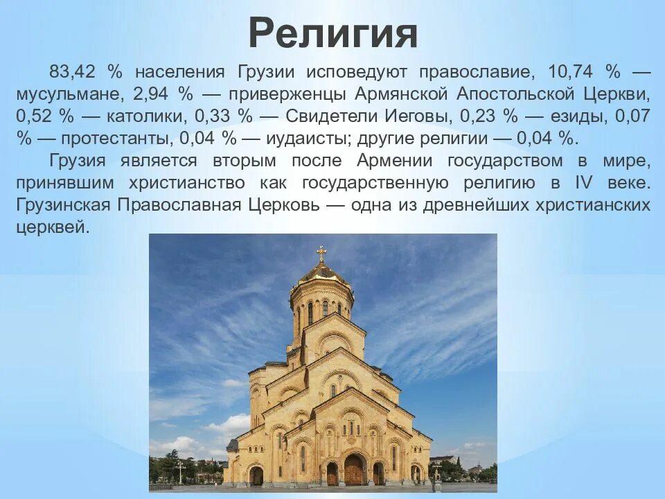 Какую веру исповедуют армяне