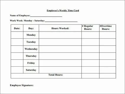 Time card