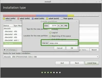 High swap space usage