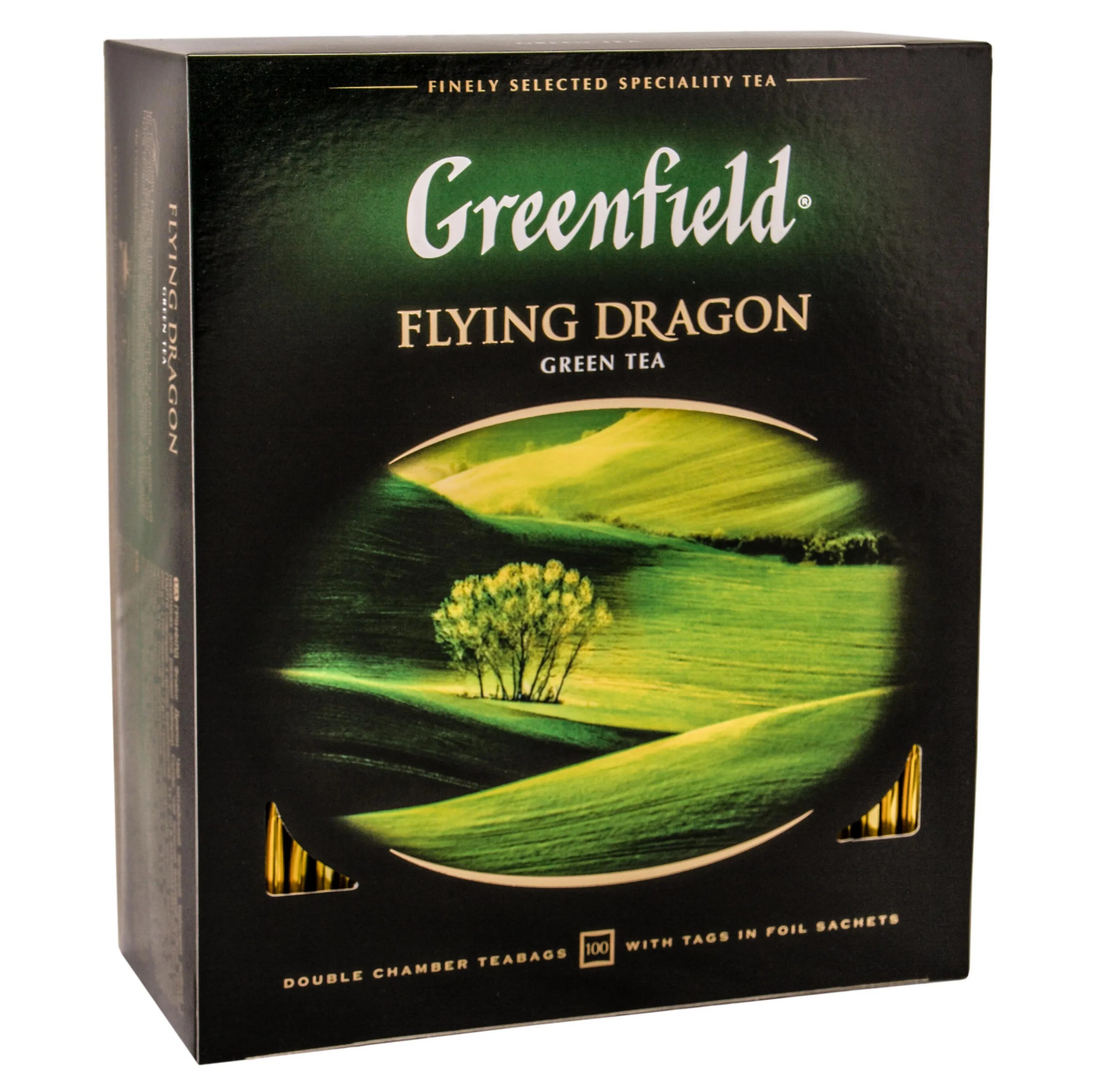 ). 25*2г. Чай зелёный "greenfield - flying dragon" (100г). Fly dragon чай. Гринфилд летающий дракон.