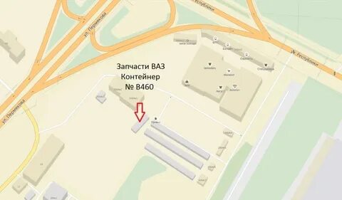 Карта магазинов запчастей