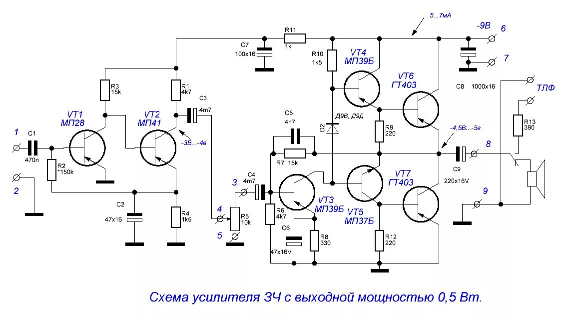 Хороший унч. Усилитель на транзисторах гт403. Усилитель на германиевых транзисторах гт403. Усилитель НЧ на гт403. Усилитель звука на транзисторах гт402.