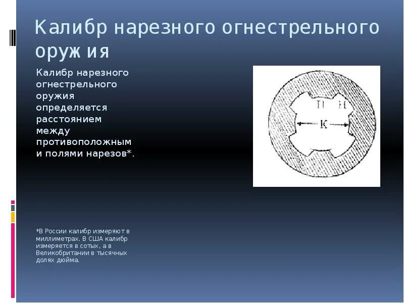 Калибр оружия в мм. Калибры нарезного оружия. Калибр оружия нарезного нарезного огнестрельного. Калибр нарезного огнестрельного оружия определяется. Калибр нарезного оружия в России определяется по.