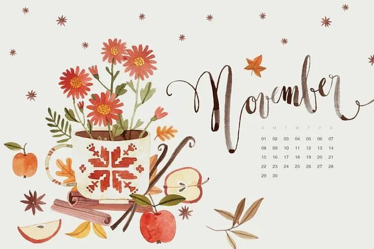 November wallpaper, Desktop wallpaper calendar, Calendar wallpaper