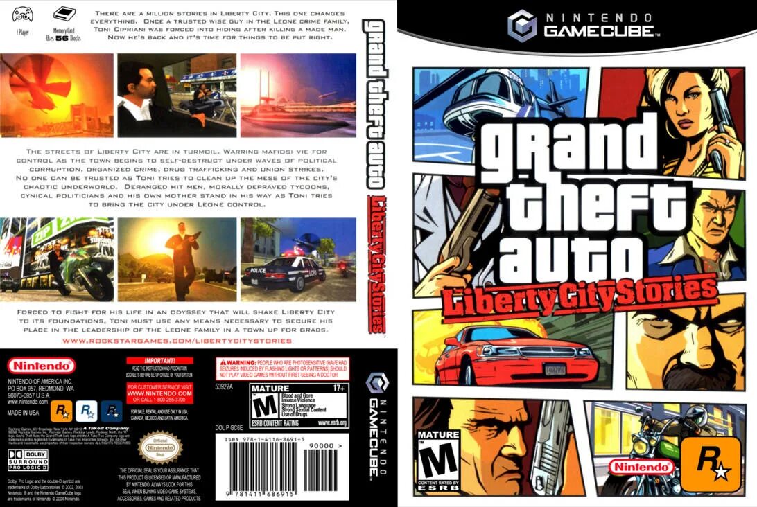 Гта либерти сити на псп. GTA vice City Nintendo GAMECUBE. Обложка GTA Liberty City ps2. GTA Nintendo GAMECUBE. Grand Theft auto: Liberty City stories (2005).