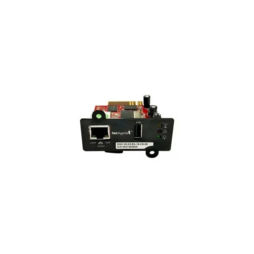 Snmp адаптер netagent da807 1 port. Модуль powercom dy807 usb. powercom snmp adapter da 807 (with usb port). snmp-адаптер powercom da807.