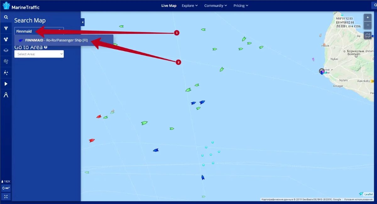 Местоположение судов в реальном времени. Местоположение судна. Отслеживание кораблей. Найти судно на карте в реальном времени