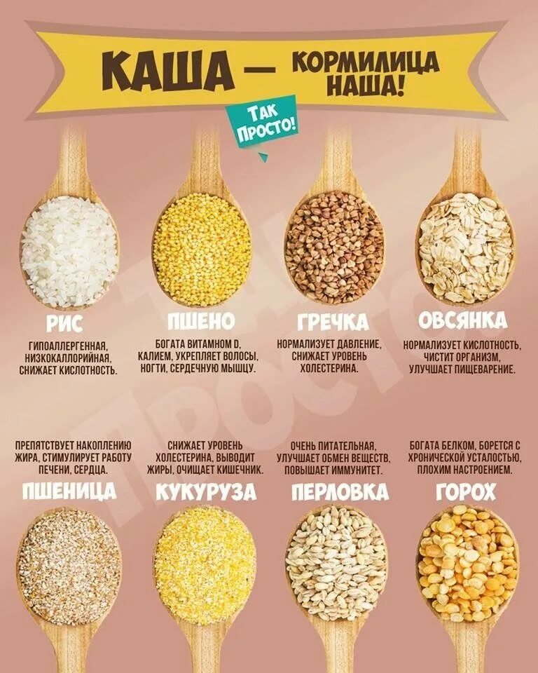 Какие бывают крупы список. Виды круп. крупы названия. виды круп для каш. полезные крупы.