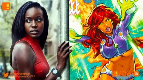 TEAGAN CROFT, raven, starfire, dc comics, the action pixel, anna diop, ente...