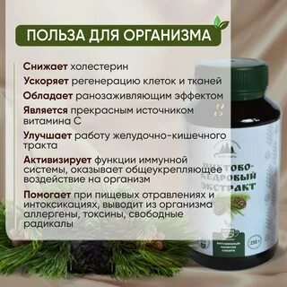 Пихтово кедровый экстракт