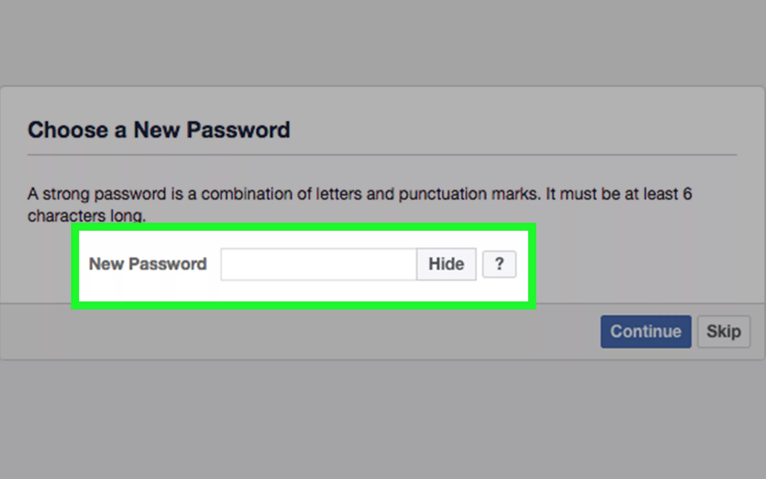 Choose a New password. Bad user +domain password combination.