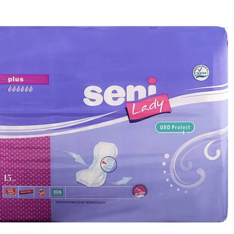 Прокладки леди плюс. Прокладки урологические seni lady plus 15 шт. Сени леди прокл. Сени леди прокладки урологические 6 капель. Seni lady plus air д/женщин №15.
