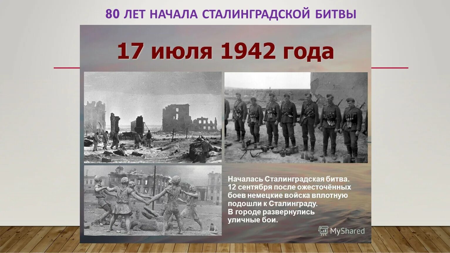 Год когда началась сталинградская битва. Сталинградская битва (17 июля 1942г. - 2 Февраля 1943 года). Битва за Сталинград 17 июля 1942. 17 Июля 1942 года началась Сталинградская битва. Сталинградская битва(17 июля – 12 сентября 1942 г.).