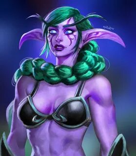 Ночная эльфийка арт 