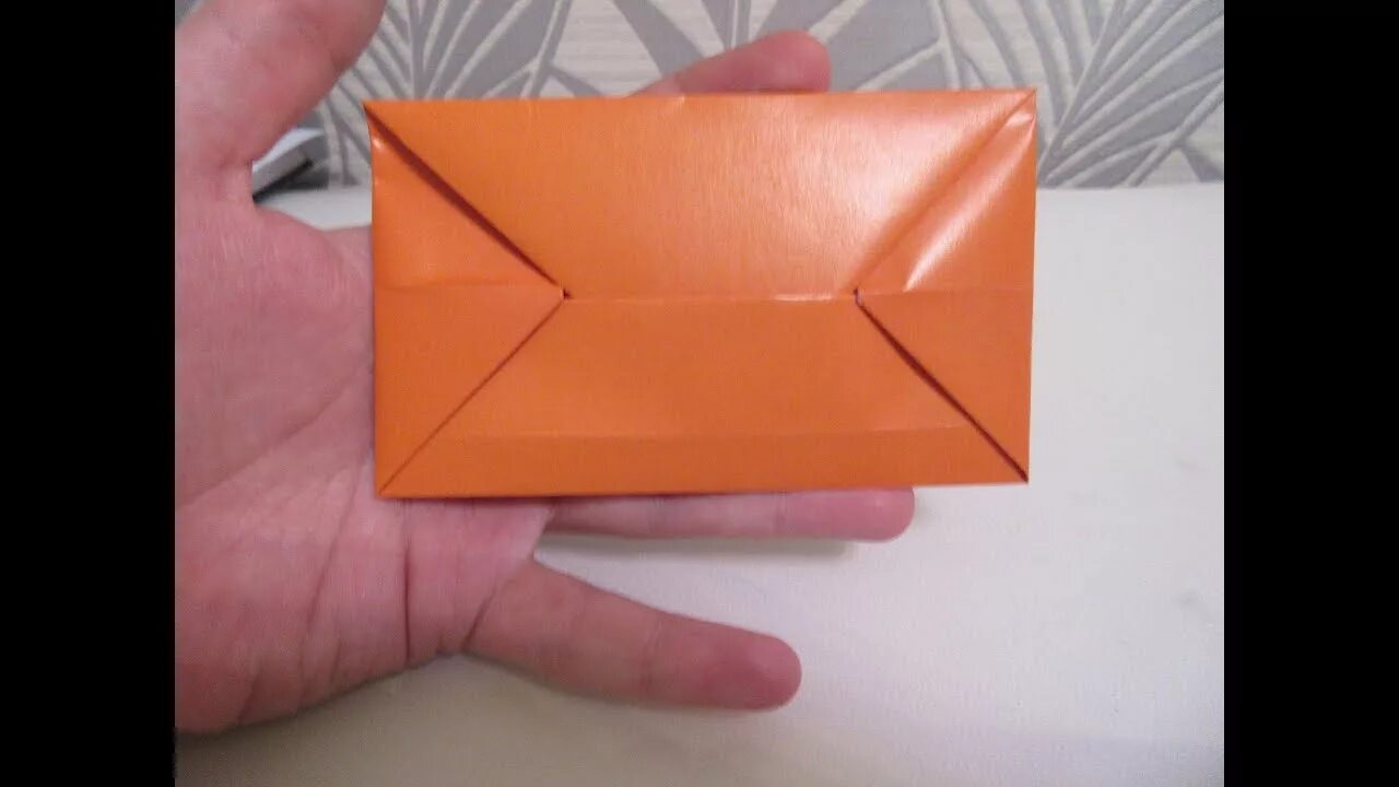 Клеем конверт из бумаги а4. Конверт оригами. Конверт без клея. Необычные конверты. Объемный конверт.