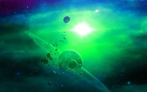 Green galaxy
