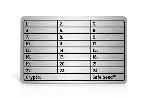 Safe seed