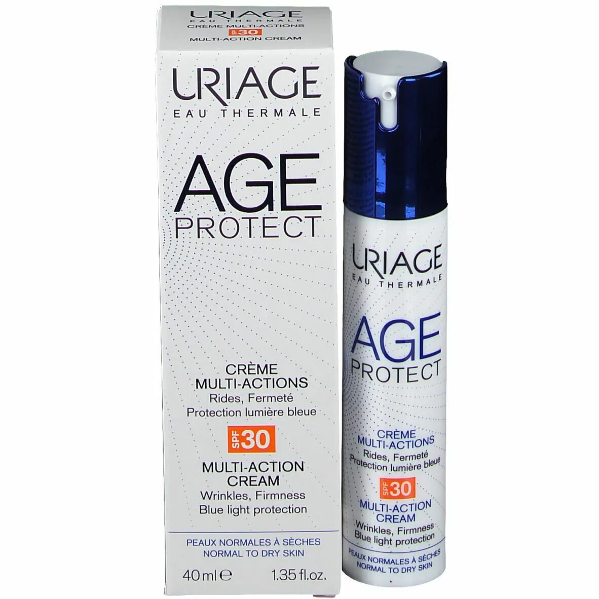 Uriage age protect Multi-Action Cream SPF 30. Урьяж эйдж Протект крем для лица дневной многофункциональный 40мл. Урьяж эйдж Протект крем для лица spf30 многофункциональный 40мл. Урьяж эйдж Протект эмульсия для лица дневная многофункциональная 40мл. Age protect