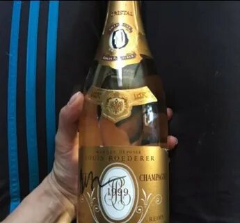 Бутылка кристалл шампанское