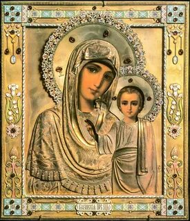 Купить Казанская икона Божией Матери (копия старинной) ПСТ-02444