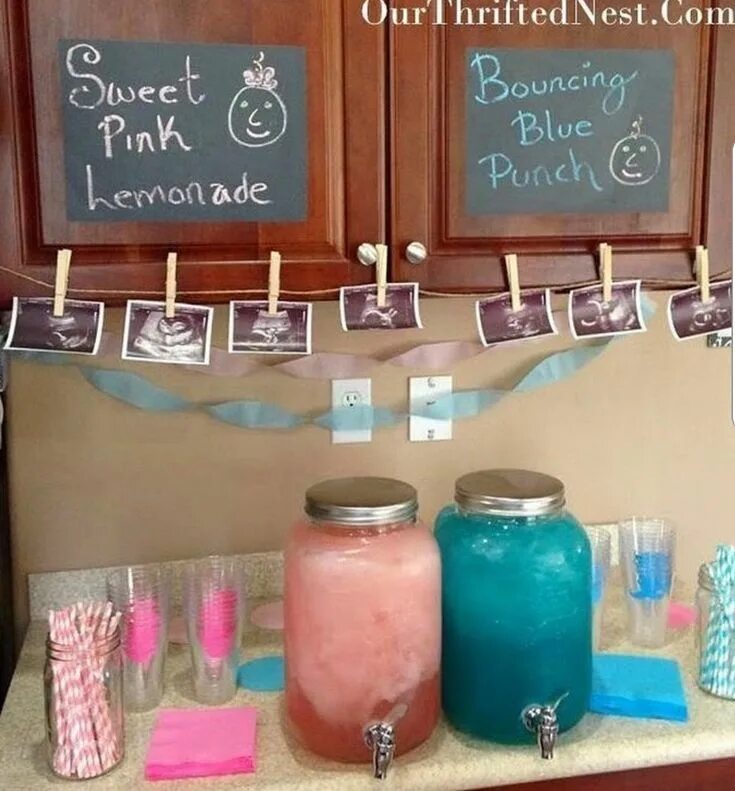 Party Ideas Gender reveal baby shower themes, Baby gender reveal party, Baby sho