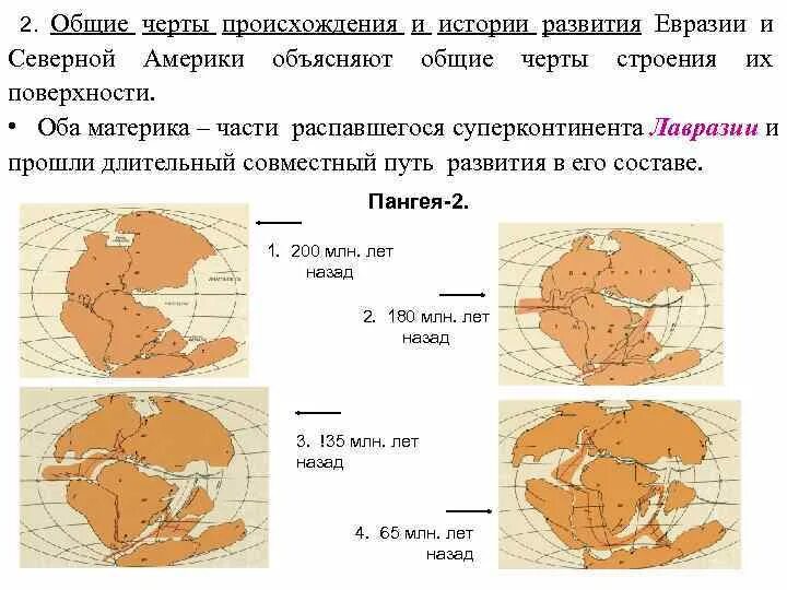 Особенности природы северных материков 7 класс. История формирования Евразии. Этапы формирования Евразии. Формирование основных материков. Особенности северных материков.