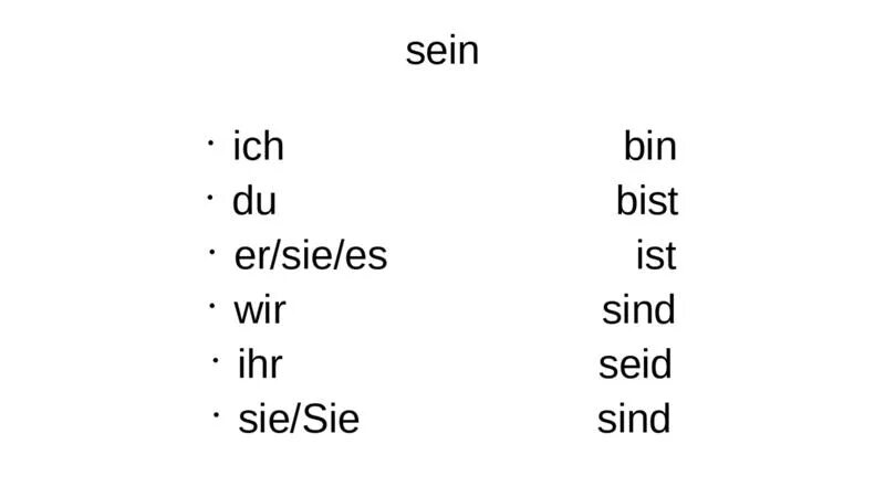 Спряжение глагола sein в немецком языке. Спряжение глаголов в немецком языке Sain. Формы глагола sein в немецком языке таблица. Глагол sein в немецком языке таблица.