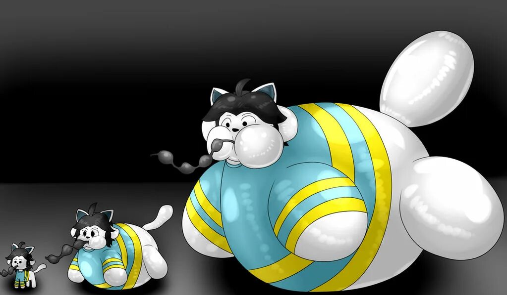 Inflation in two or more ways. Темми vore. санс inflation. temmie inflation. fat temmie.