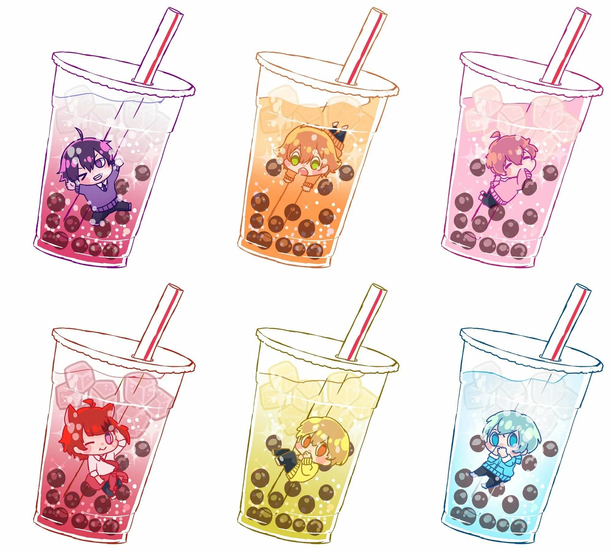 Бабл ти из бумаги. Bubble tea (бабл ти). милые напитки. bubble tea нарисовать. стикеры коктейли для распечатки.