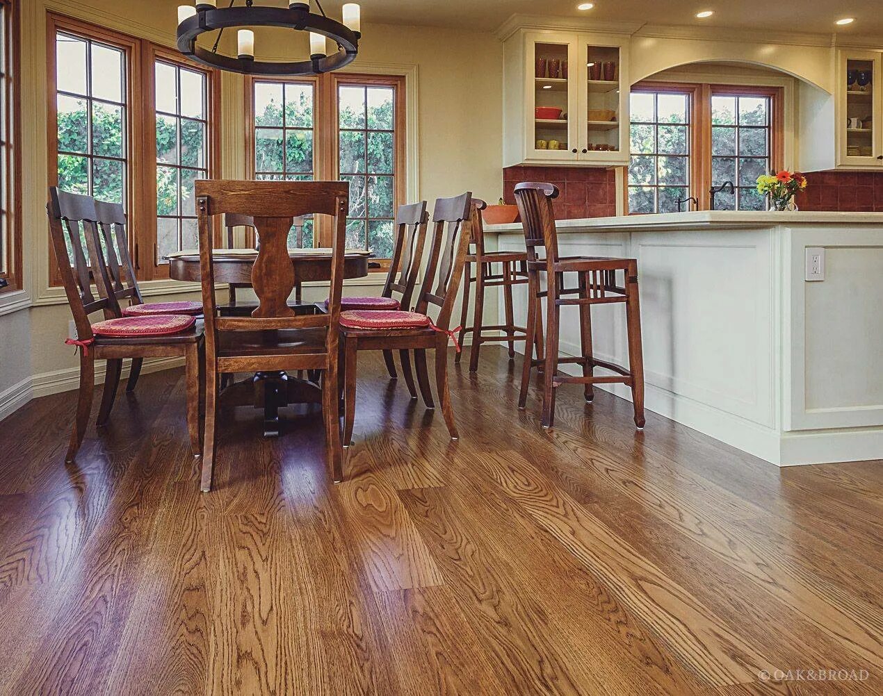 Oak floor