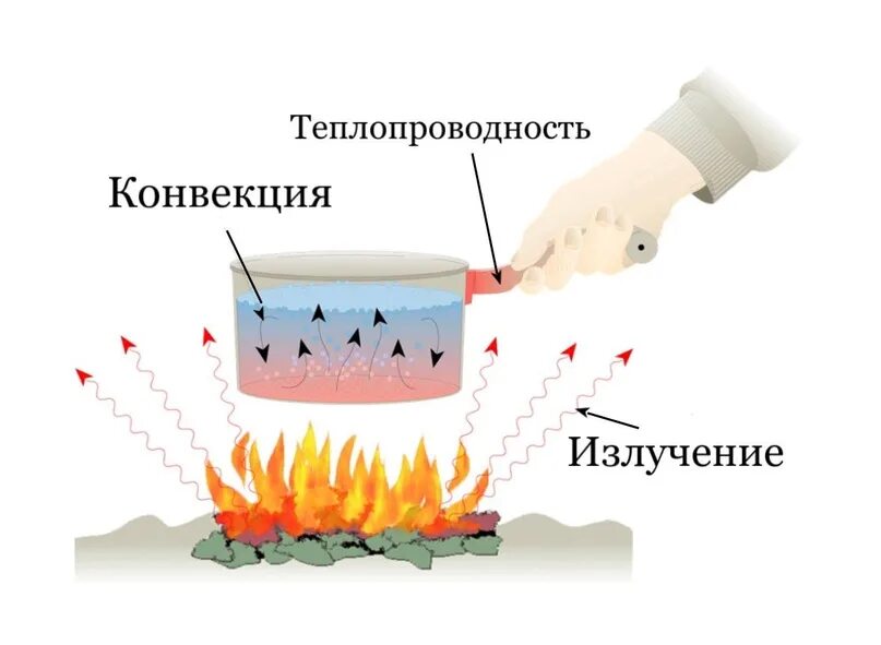 Какой способ теплопередачи от костра. Какой способ теплопередачи от костра