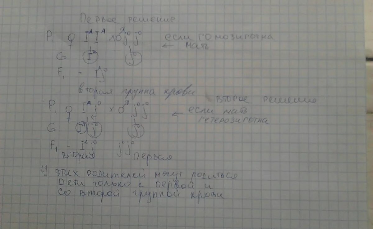 Если мать имеет группу крови