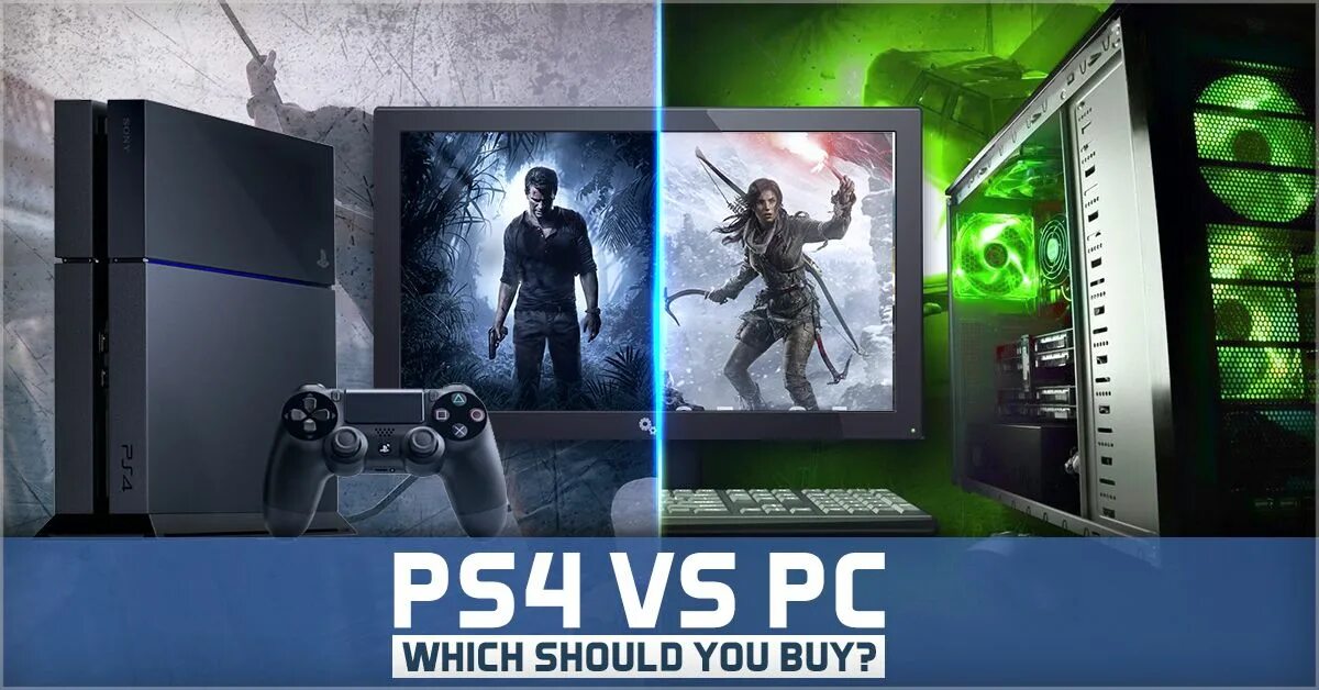 Лучшая пс 4. PLAYSTATION 5 vs PC. ПС или ПК. Пс4 или ПК. ПК или PS.