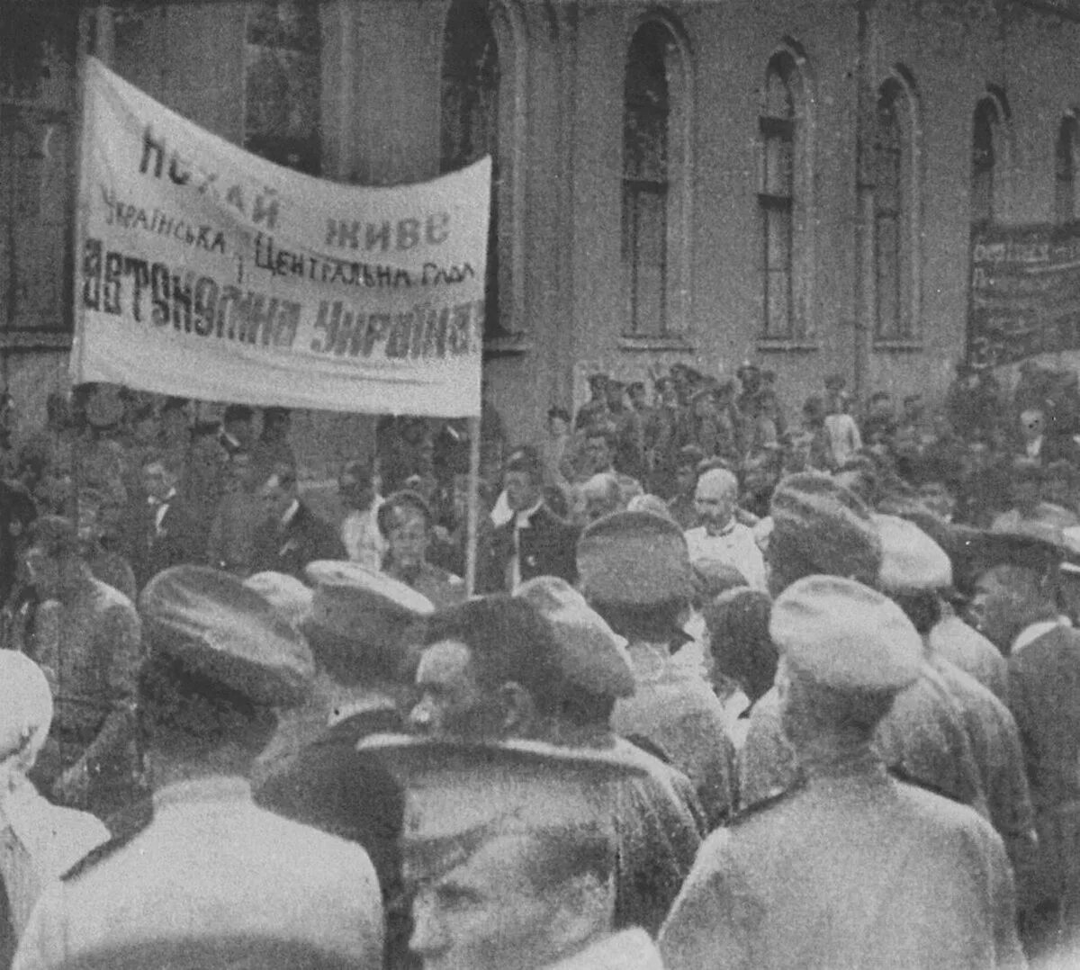 Манифестация инвалидов в петрограде