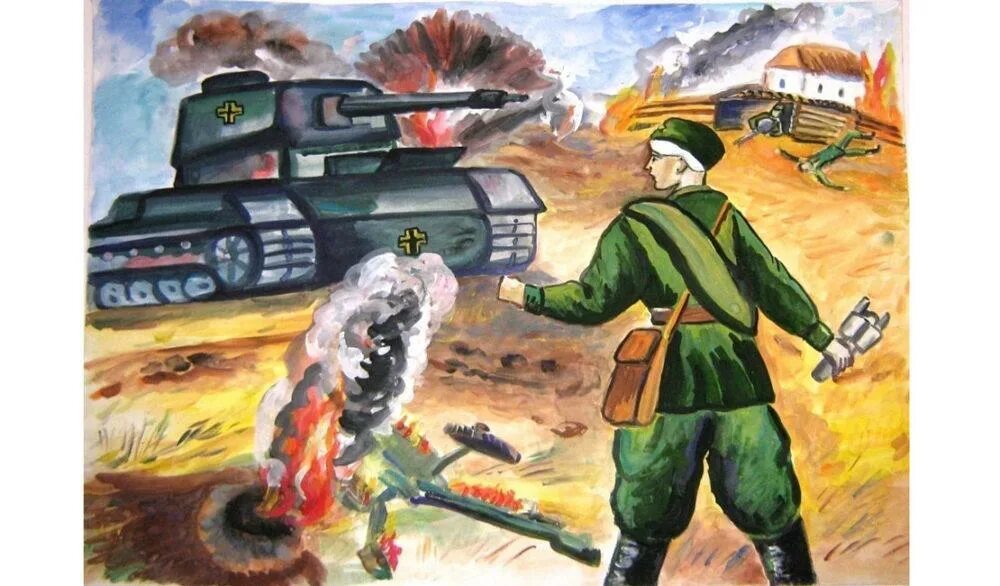 Как родилась идея рассказ танкиста. Рисунки на военную тему. Был трудный бой иллюстрация. Иллюстрация к стихотворению рассказ танкиста. Бой рисунок.
