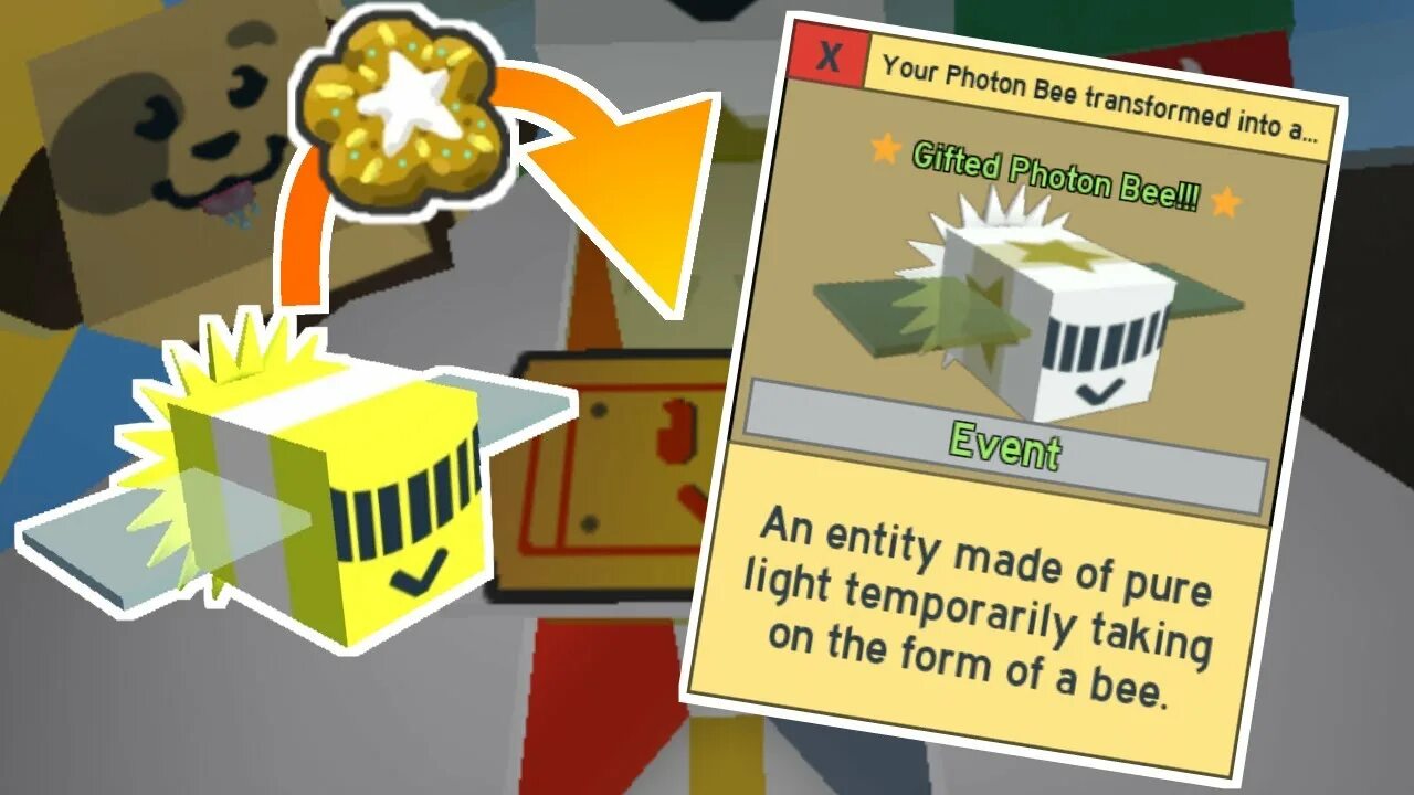 Photon bee. Photon bee bss. bee swarm photon bee. star treat bee swarm simulator. что любит есть photon bee.