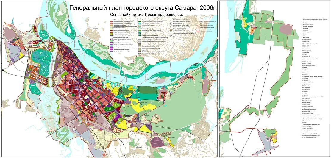 план самары районами