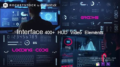 2. Interface - 400 hud video elements. шестой элемент (2000). Tutorial element 3d. звездные войны ae.
