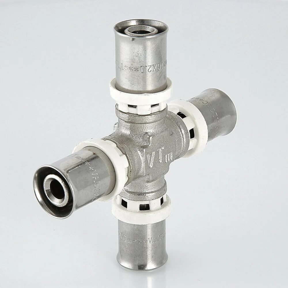 Крестовина в tiemme 1" 1500091. Мп крестовина с16х16х16х16 4 цанги "aqualink". Крестовина латунь трехосевая 1". Тройник для металлопластиковых труб ltm 20х20х20. 341.