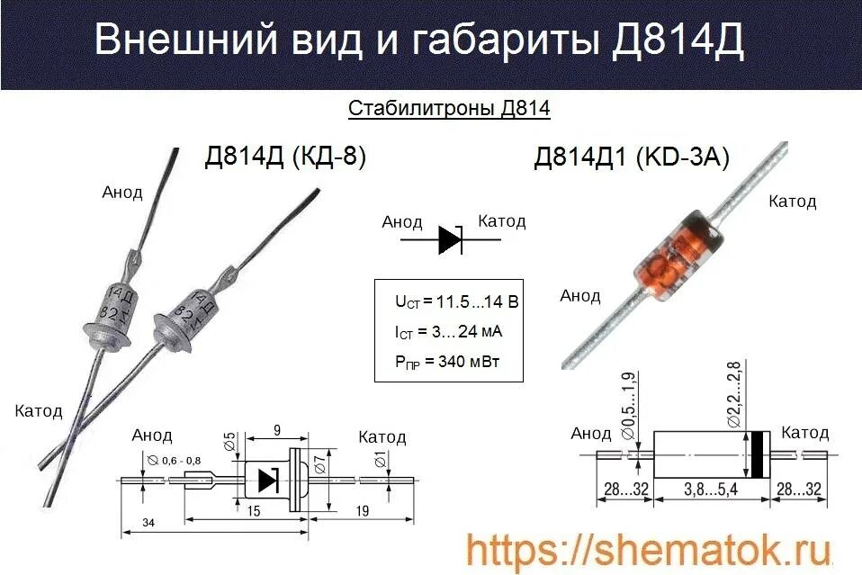 Какие диоды нужны. Стабилитроны д814 технические характеристики. Стабилитроны д814 в схемах. Стабилитрон 3.3v стеклянный корпус. Стабилитрон 5 вольт маркировка схема включения.