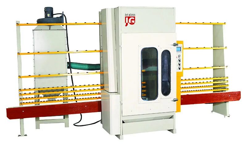 Техники обработки стекла. Аппараты для обработки стекла. Glass for sandblasting Machine. Profiblast 200 DFS. Sandblasting Chamber.