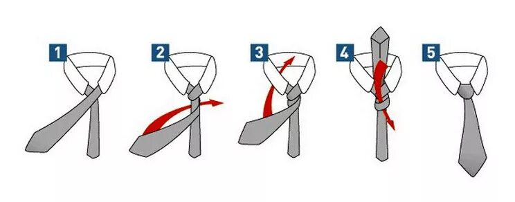 Как завязать галстук. Как завязать галстук пошагово фото. Галстук 1 узел.