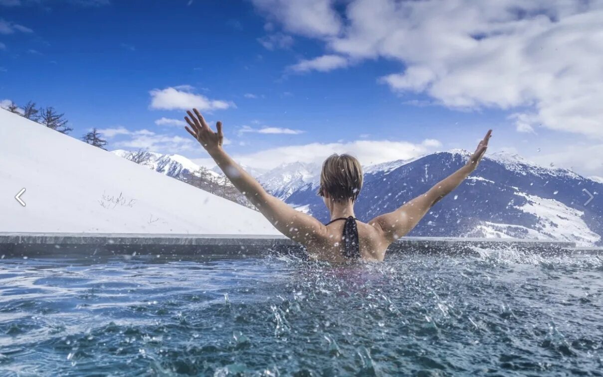 Ноги в ледяную воду