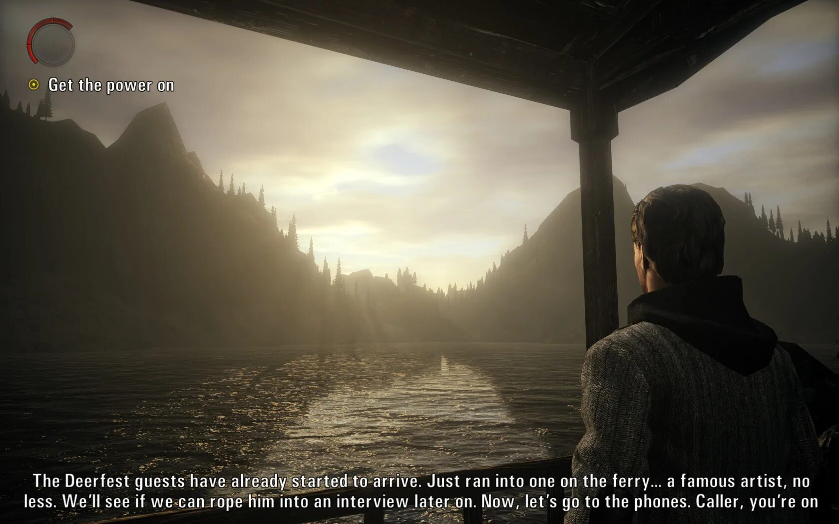 Alan wake 2 все слова. Alan wake 3. паром алан вейк. следуй за светом игра. вид из окна в игре алан вейк.