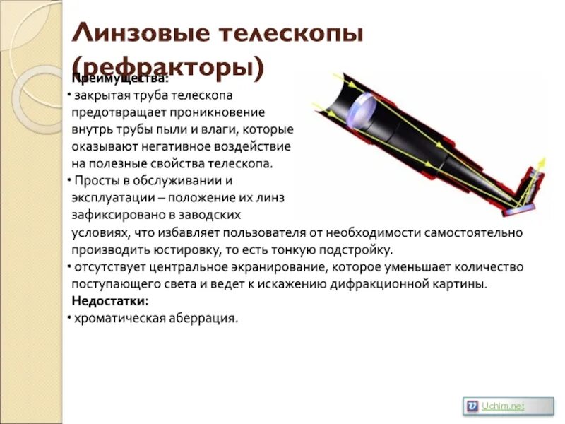 Доклад на тему линзовые приборы. Оптические линзовые приборы физика 9 класс телескоп. Преимущества линзового телескопа. Оптические линзовые приборы презентация. Проект оптические прибор.