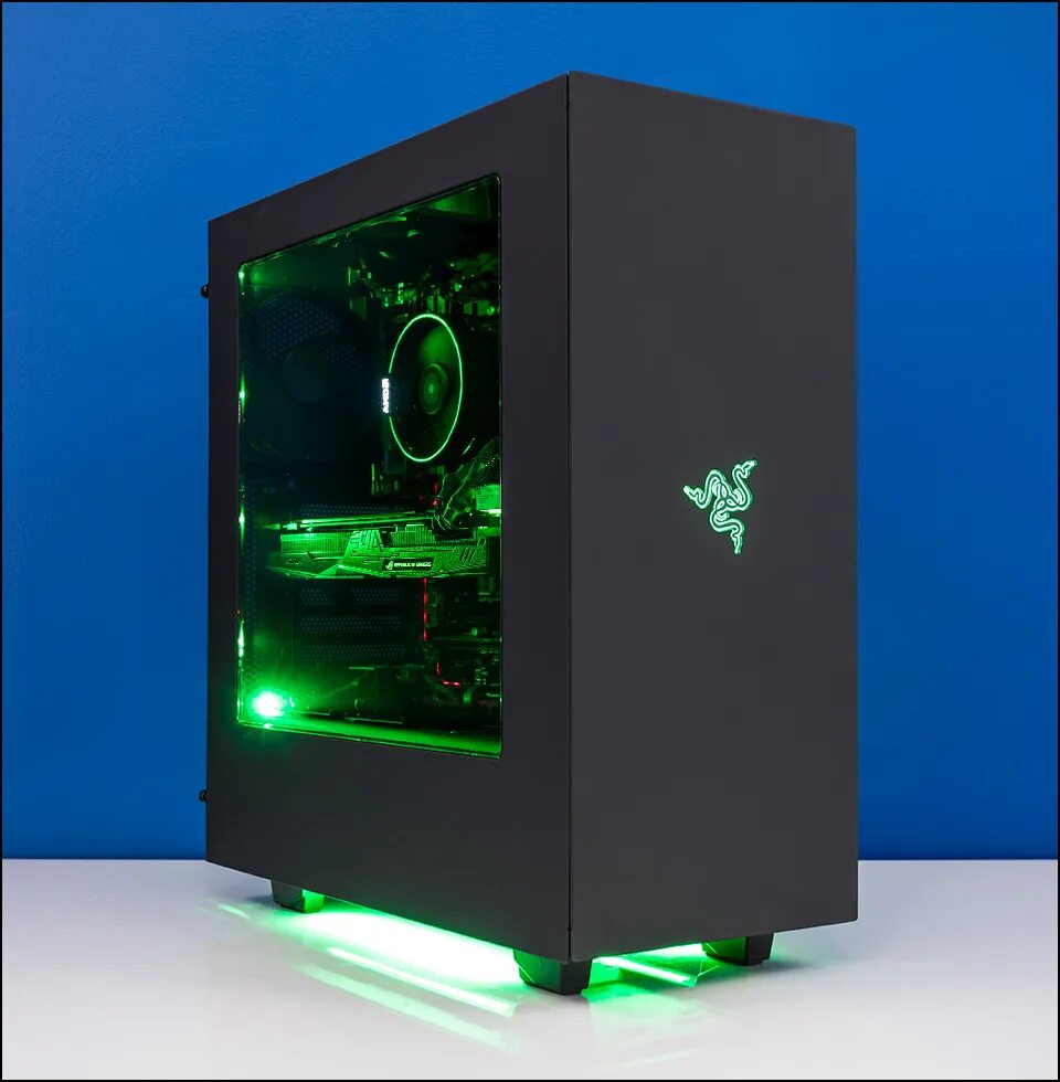 Системный блок Razer. Корпус рейзер. Игровой ПК рейзер. Корпус для компа Razer.