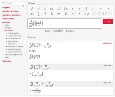 Калькулятор symbolab