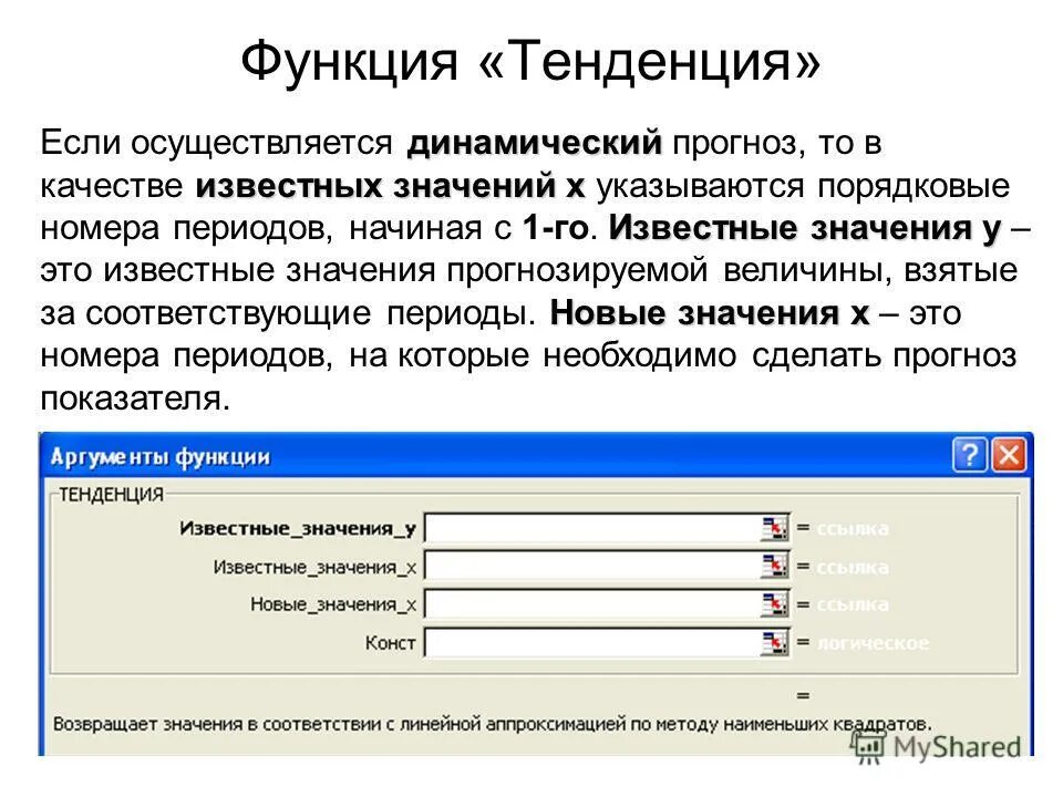 Динамическое направление