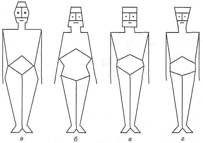Фигура человека название. Типы Конституции сиго. Телосложение типов Конституции по сиго.