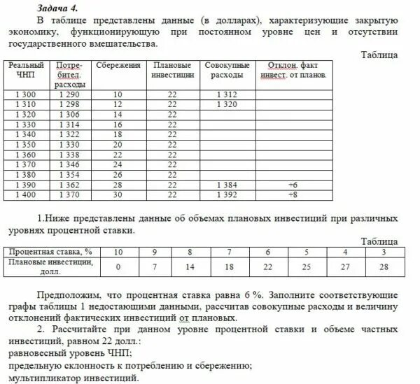 Представленных в таблице 3 1